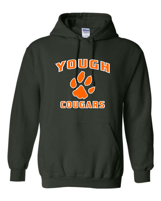 Yough Softball - Yough Cougar Hooded Sweatshirt